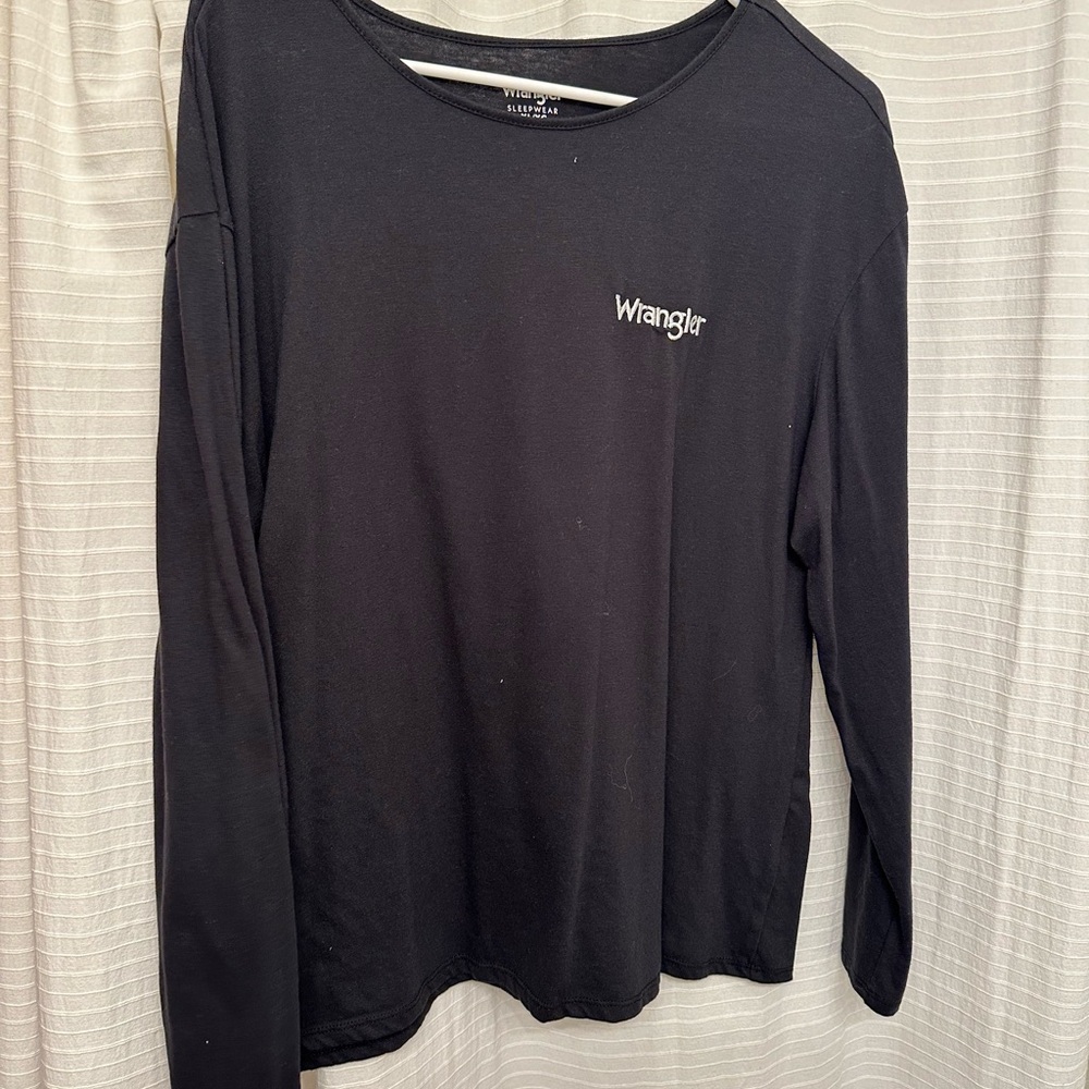 Wrangler Women's Black Long Sleeve Tee